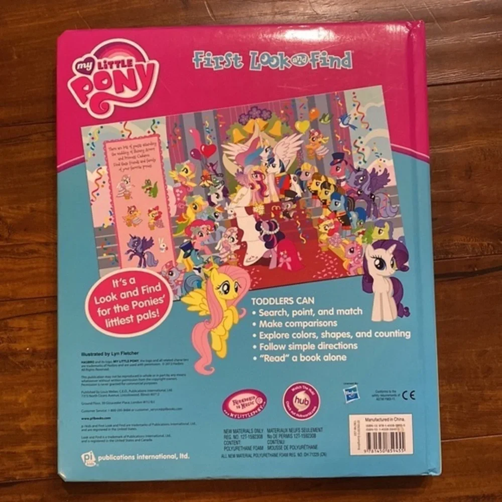 My Little Pony 2 Book Lot Look & Find + G3 Wishes Do Come True 2004